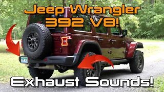 Listen To The Sweet Sounds Of The 470 HP Jeep Wrangler 392's V8!