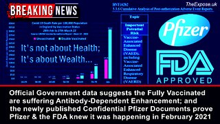 Government Of Canada Data Suggests Triple Vaccinated Are Suffering Antibody Dependent Enhancement