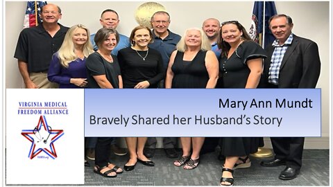 Mary Ann Mundt's Testimony to VDH Board of Health on 9/22/22