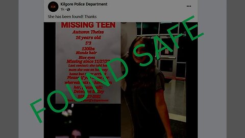 ⚠Found Safe⚠ A 16-year-old Girl Failed to Return to Texas Home #missingchild #truecrime