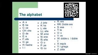 Spanish Alphabet & Beginning to Learn Pronunciation