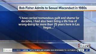 Bob Fisher admits to sexual misconduct