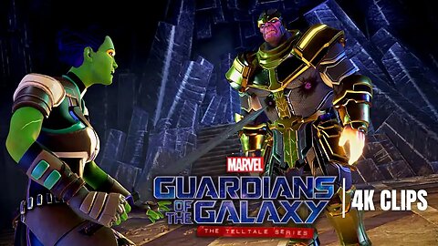 The Guardians of the Galaxy DEFEAT Thanos | Marvel's Guardians of the Galaxy 4K Clips