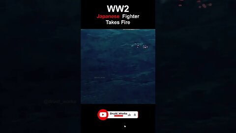 WW2: Japanese Mitsubishi A6M Zero Takes Fire | 4k, 60fps, Colorized, Sound Design, AI Enhanced