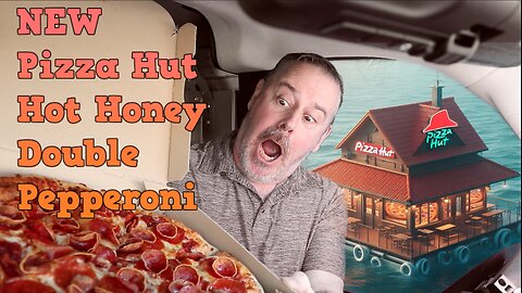 Pizza Hut NEW Hot Honey Double Pepperoni Pizza Review!