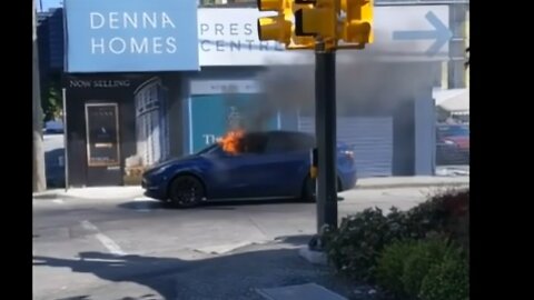 ANOTHER TESLA CATCHES FIRE WHILE HEMP CARS FUELED BY RESPONSIBLE HEMP REMAIN NOT TALKED ABOUT