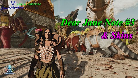 ARK: Survival Ascended - Dear Jane Note #3 & Skins