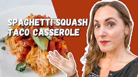 Spaghetti Squash Taco Casserole Recipe | Lean and Green | Lunch with Lisa