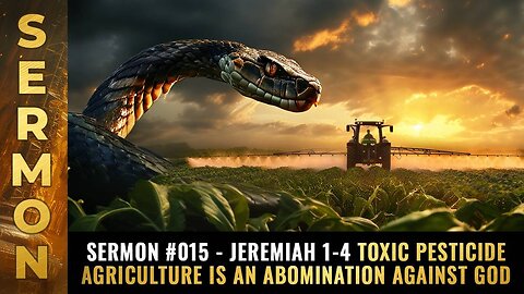 Mike Adams Sermon #015 - Jeremiah 1-4 Toxic pesticide agriculture is an ABOMINATION against God