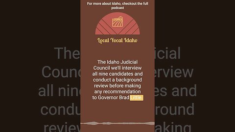 Possible New Idaho Supreme Court Appointments #idaho #courts #law #appointments
