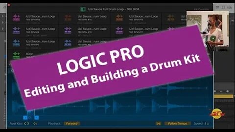 Logic Pro: Editing and Building a Drum Kit
