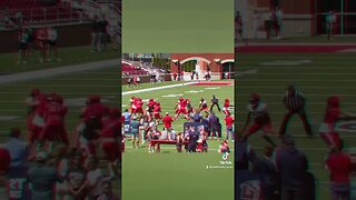 LIBERTY FLAMES FOOTBALL SPRING GAME🔥❗️ #americanfootball #libertyflames #youtubeshort #lynchburgva