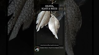 SILVER SPLITS, 2 inch, leather feather earrings
