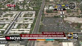 Elderly woman kidnapped during home invasion in Scottsdale