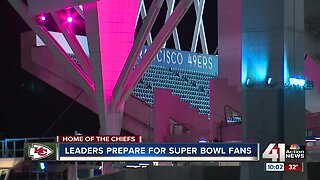 Leaders prepare for Super Bowl fans