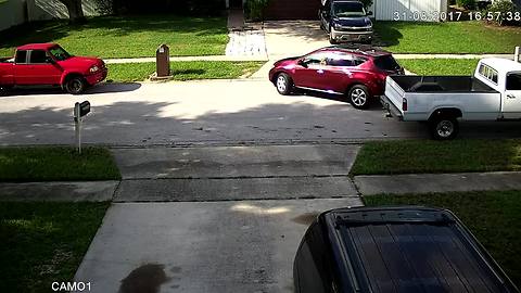 Horrible Driver Hits Neighbor's Car, Casually Drives Off