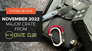 Unboxing Our First MONTHLY Box from Crate Club - Major Crate: November 2022