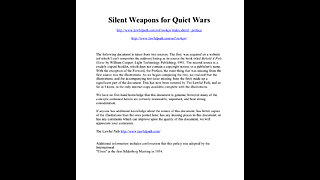 Silent Weapons For Quiet Wars