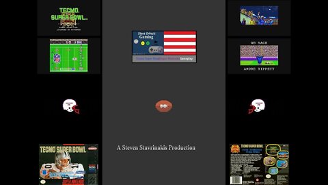 Steve Erbac's Gaming - Tecmo Super Bowl (Super Nintendo) Gameplay