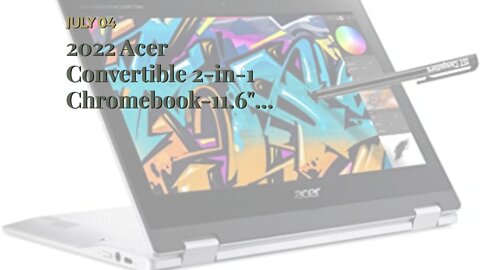 2022 Acer Convertible 2-in-1 Chromebook-11.6" IPS Touchscreen, ARM Cortex 6 Core Processor, 4GB...