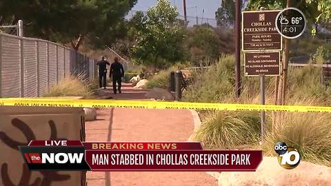 Man stabbed in Chollas Creekside Park