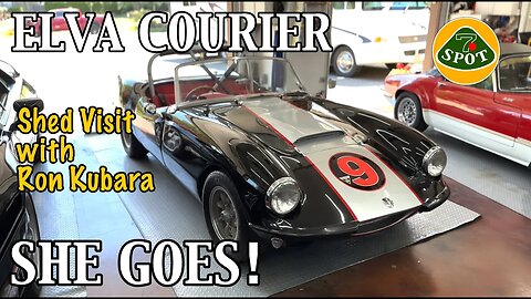 Elva Courier and a Lotus Esprit S4s - a Shed Visit with Ron Kubara