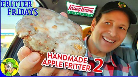 Krispy Kreme® HANDMADE APPLE FRITTER 2 Review ✌️🍩🍎 Fritter Fridays! 📅 Peep THIS Out! 🕵️‍♂️