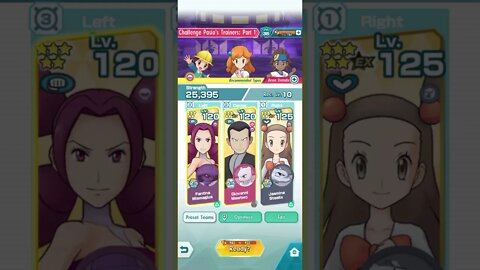 Pokémon Masters EX - Challenge Pasio’s Trainers: Part 1 Gameplay (Midnight Spookfest Story Event)