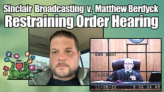 Sinclair Broadcasting v. Matthew Berdyck - guy tells judge to go F himself