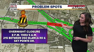 Overnight northern beltway closure