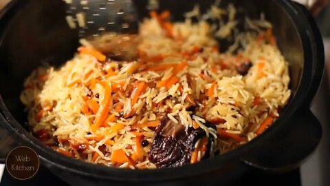 How to make UZBEK PILAF