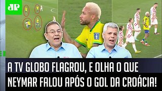 DISPAROU! LEITURA LABIAL de Neymar após GOL da Croácia gera DEBATE sobre Tite e Brasil FORA da Copa