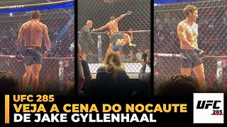 VEJA a cena do NOCAUTE de JAKE GYLLENHAAL no UFC 285!