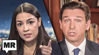 AOC Rips DeSantis For Dangerous ‘Anti-Semitic’ Comments About Gazans