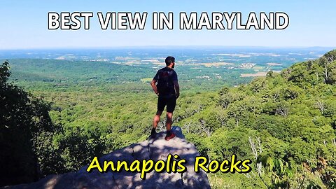 Annapolis Rocks Overlook on the Appalachian Trail - BEST View in Maryland and Nearly Broke an Ankle?