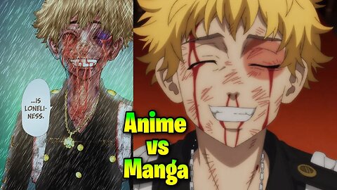 Takemichi vs Taiju Anime vs Manga Tokyo Revengers, Tokyo Revengers Anime vs Manga