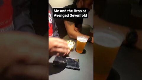 Pre gaming with the bros at Avenged Sevenfold