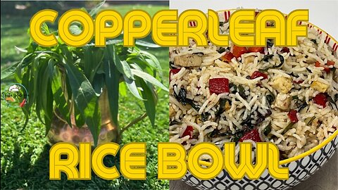 Our new favorite recipe… Copper leaf Rice Bowl 🍚🤤
