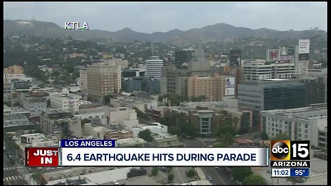 6.4 magnitude earthquake hits California