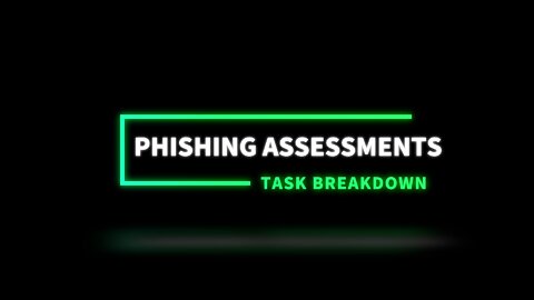 Security Universal Task Breakdown - Phishing Assessments