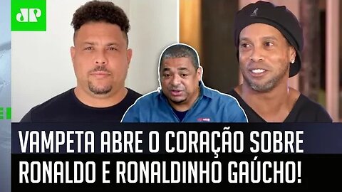 "O Ronaldo NÃO FALA com NINGUÉM! E o Ronaldinho..." Vampeta ABRE O CORAÇÃO e CONTA TUDO!