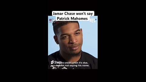 Jamar Chase won’t say Patrick Mahomes #shorts #footballshorts #football #nfl #football #sports