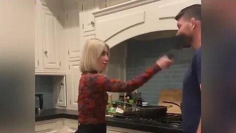 Michael Bisping says wife’s cooking is “not very nice” gets slapped in the face with spatula