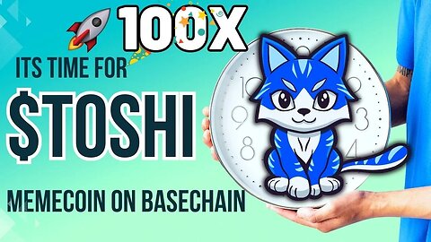 TOSHI crypto pump on BaseChain | New Memecoin with 5K holders | Can it 100X?