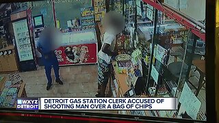 Detroit gas station clerk shoots wrong man in attempt to stop potato chip thief