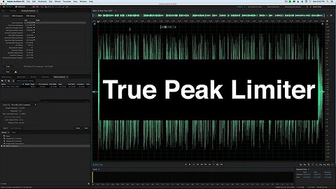 Adobe Audition True Peak Limiter: Loud, Controlled Dialogue!