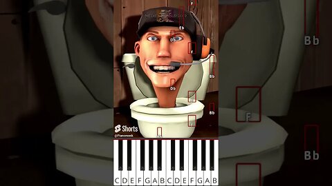 tf2 but it skibidi toilet meme 3 (@mediexcalibur2012shorts) - Octave Piano Tutorial