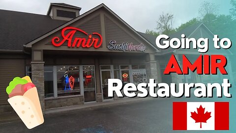 Going to Amir Restaurant in Saint-Lazare, Quebec
