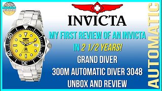 Second Chance? | Invicta Grand Diver 300m Automatic Diver 3048 Unbox & Review