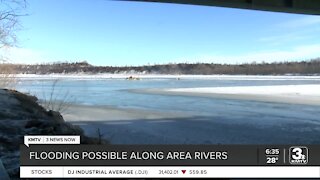 Flooding possible along area rivers